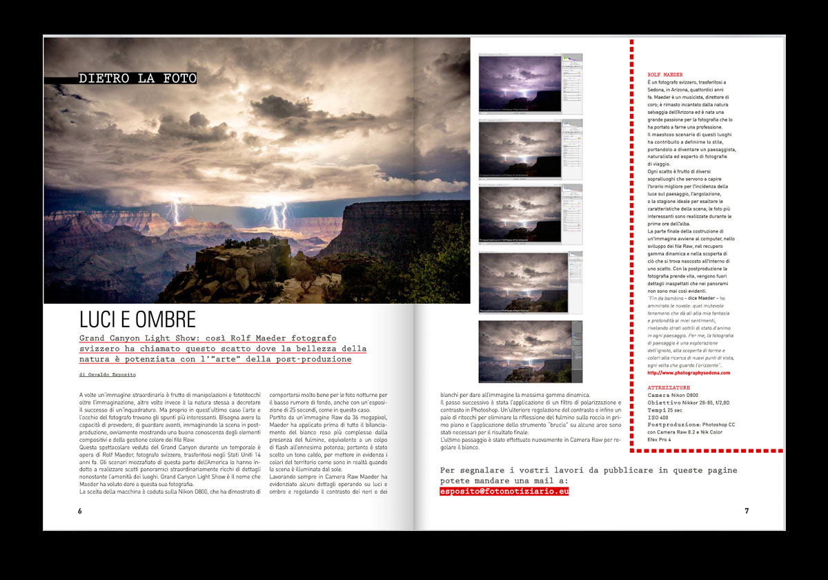 Foto-Notiziario Magazine Italy, December 2013