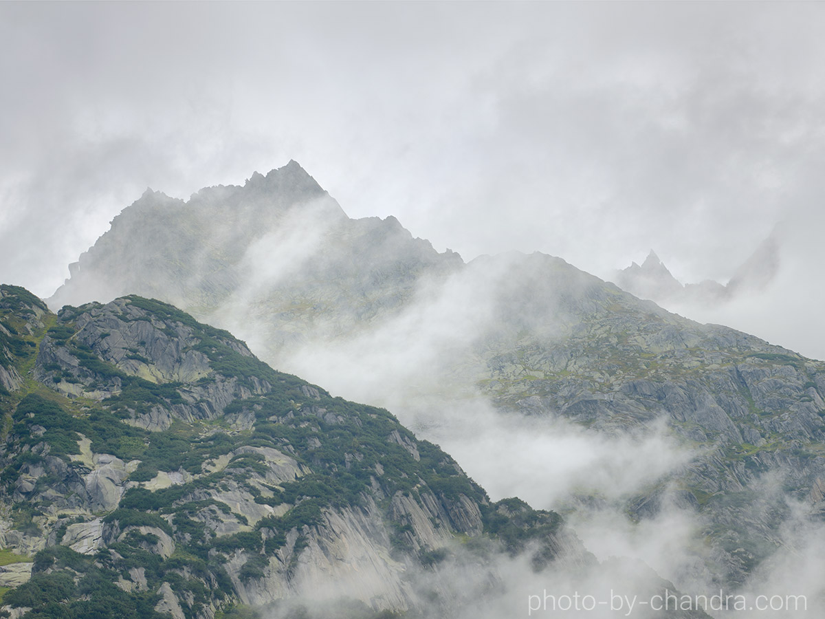 Nebel am Grimsel